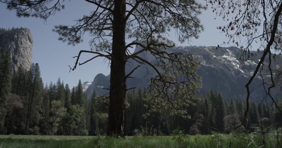 Outdoor look at the mountains and landscape