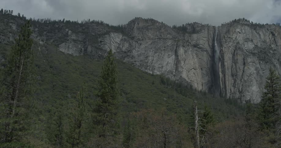 Rock faced mountain range with surrounding forest