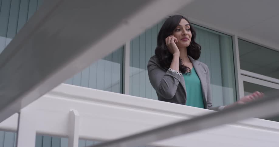 Businesswoman Working At An Office