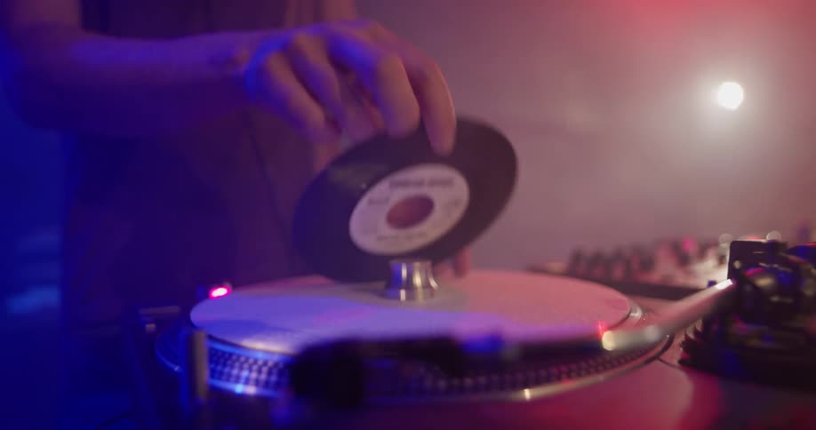 Dj Performing On Stage