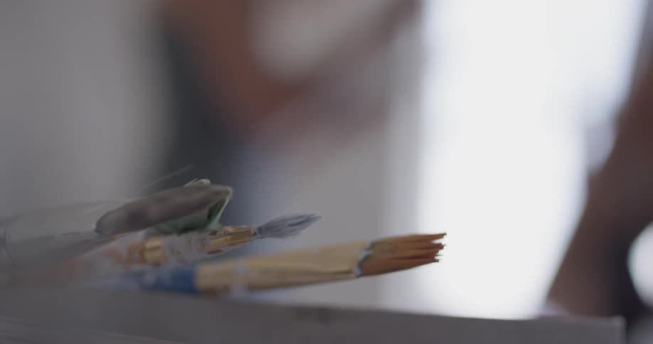 Painter In Her Studio