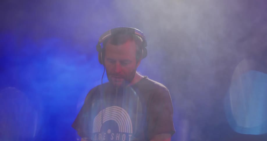 Dj Performing On Stage