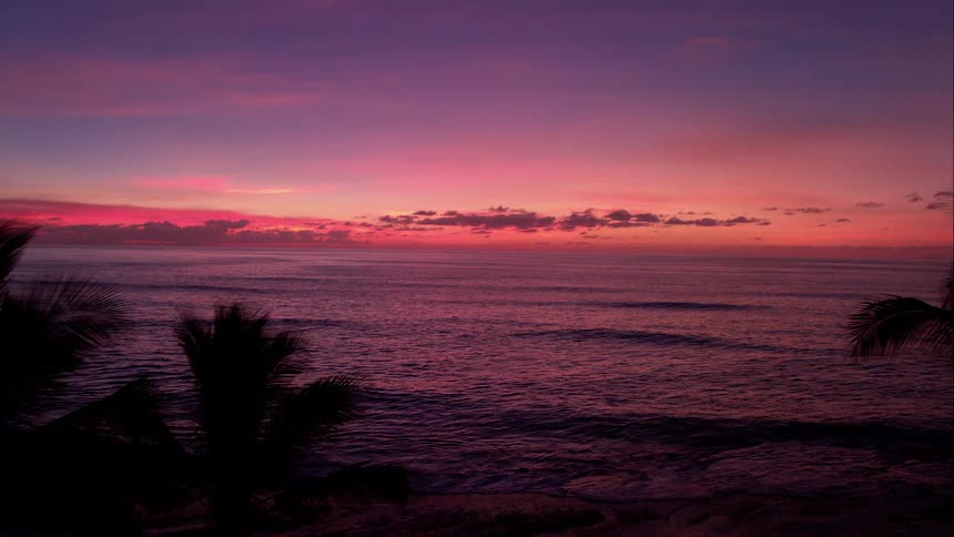Ocean at dusk