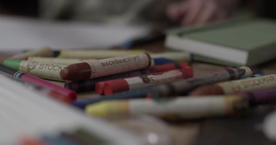 Kids Doing Arts And Crafts At Home