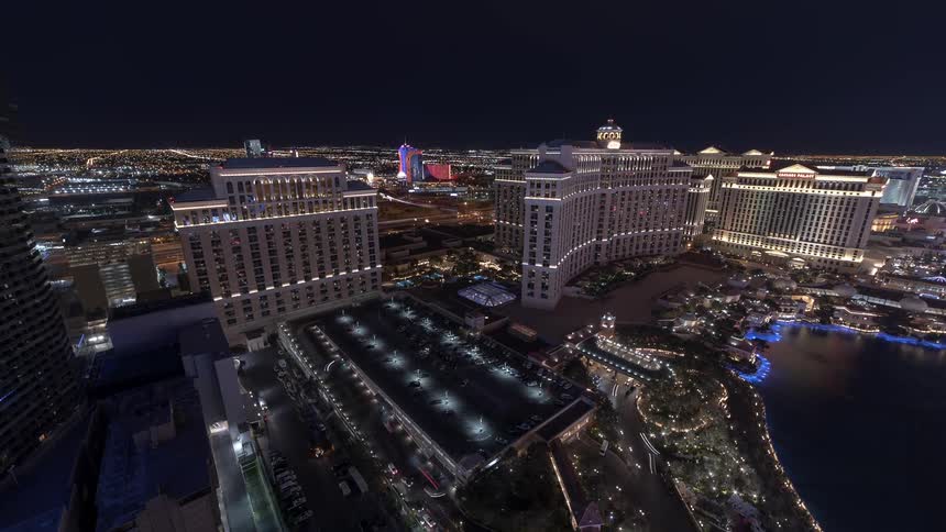 Night time passes in the las vegas strip