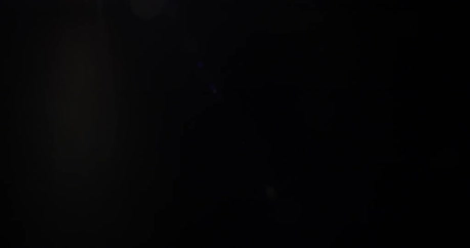 White light slightly permeates black background