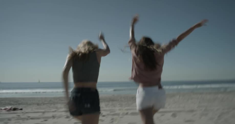 Friends At The Beach