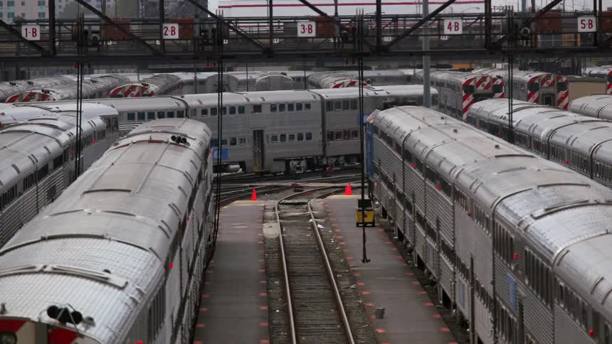 A train yard