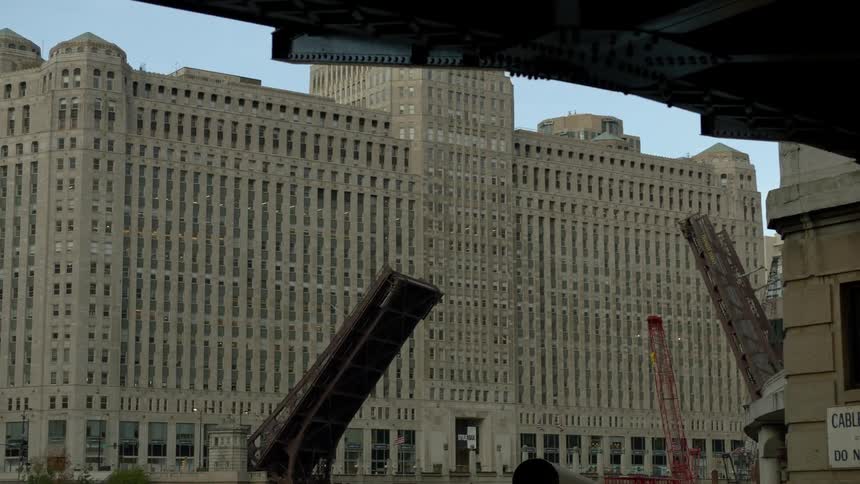 A city scenery at downtown