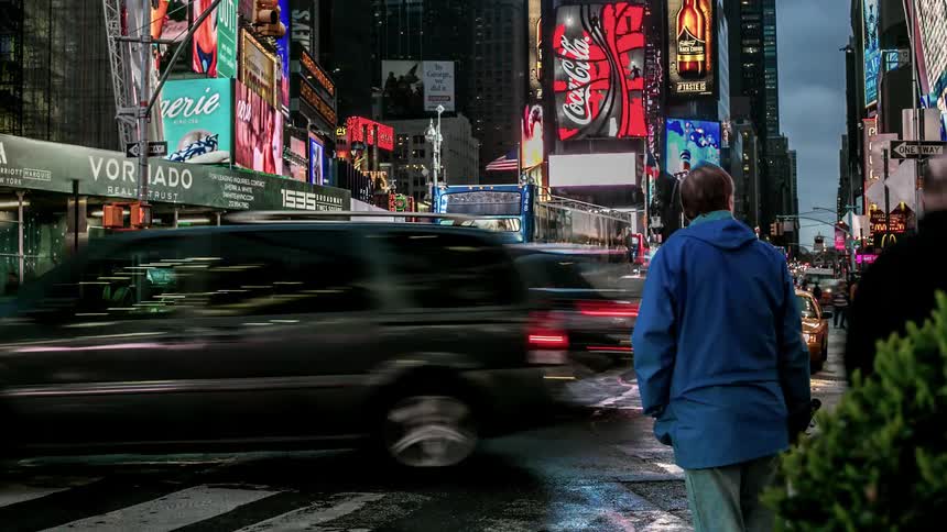 A time lapse of new york city