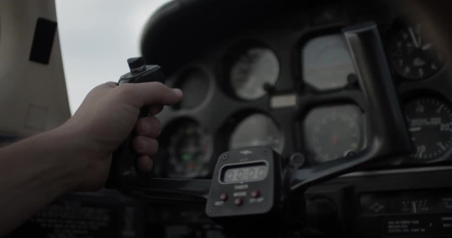 Pilot Flying A Plane
