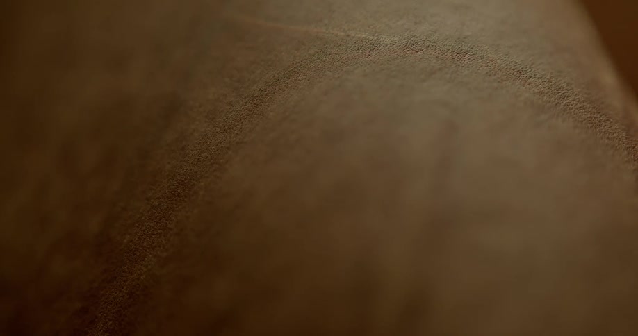 Shadows shown over leather