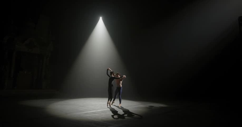 Ballet Dancers In Studio