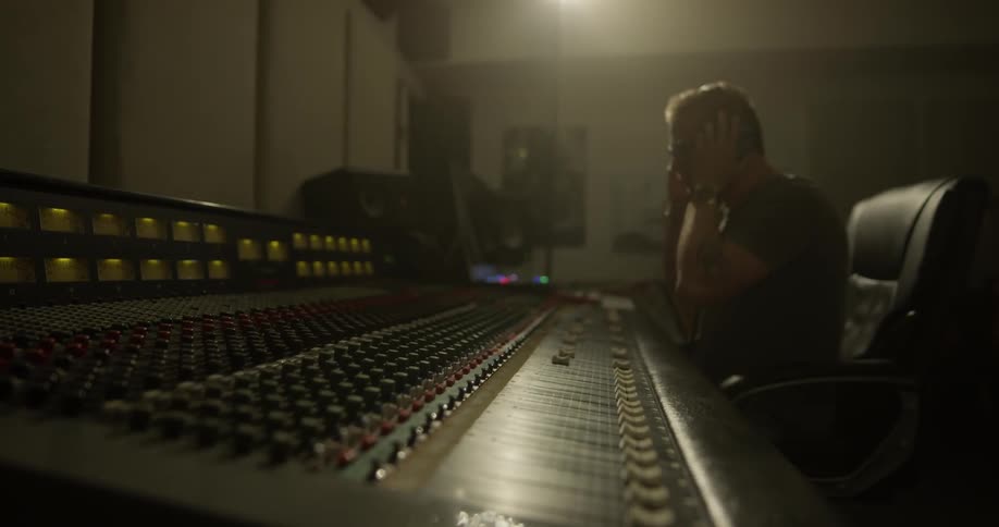 Musician In Studio