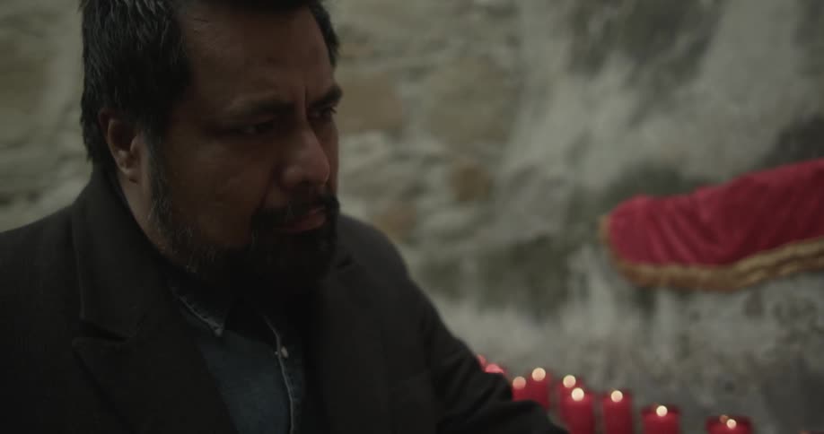 Man Mourns The Loss Of His Family