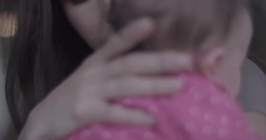 Mom And Baby At Home