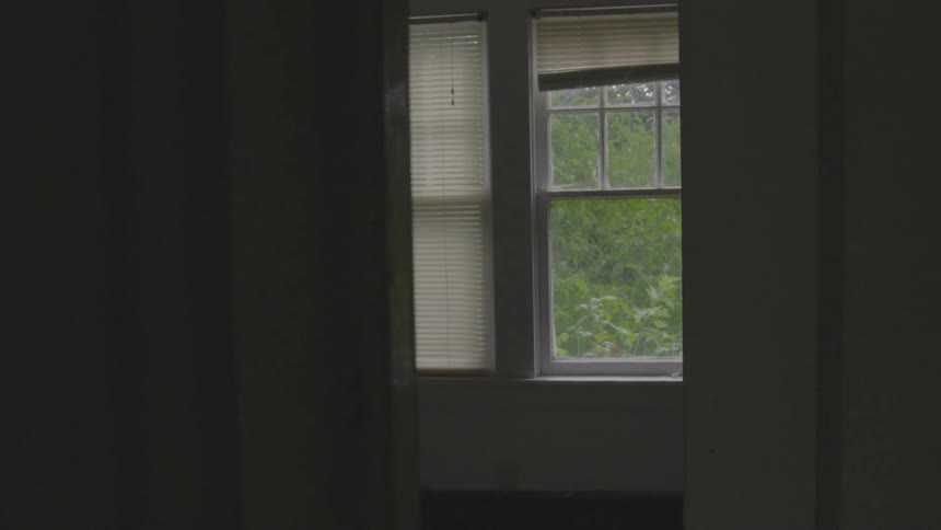Creepy Girl In Abandoned House
