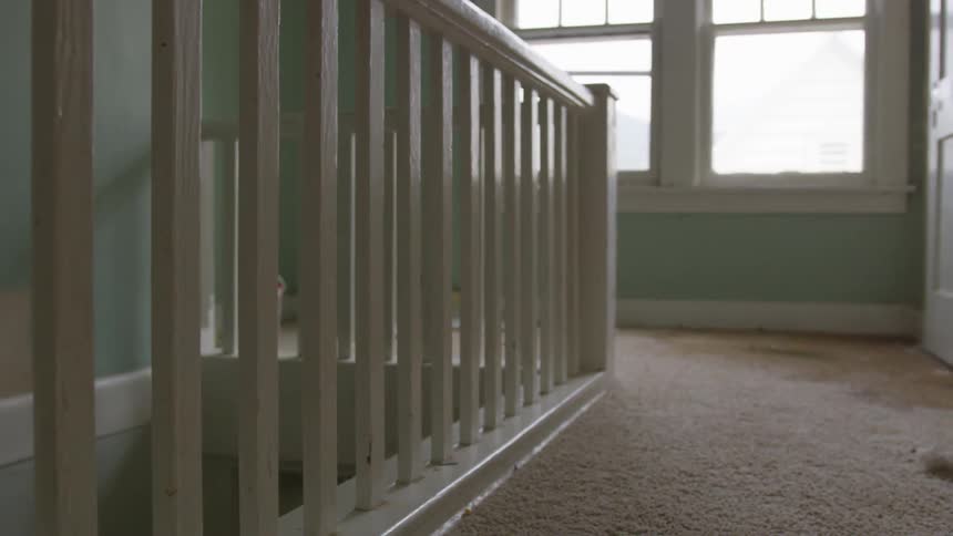 A staircase in a house
