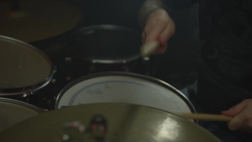 Friends Playing Instruments In Studio