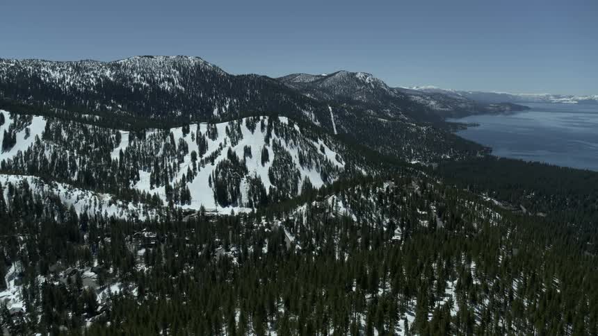 Mountains covered in snow