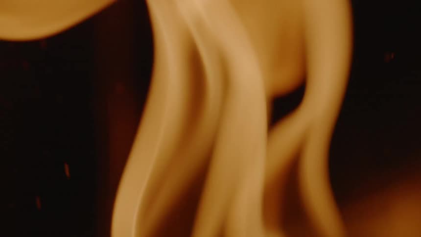 Flame in the darkness