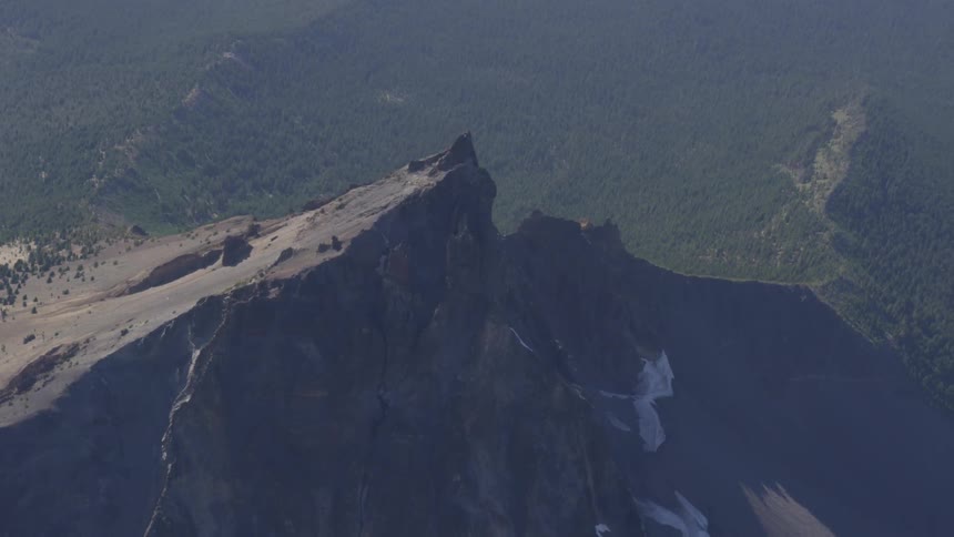 A large pointed mountain top