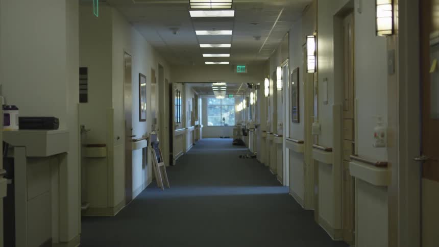 Hallway of a hospital