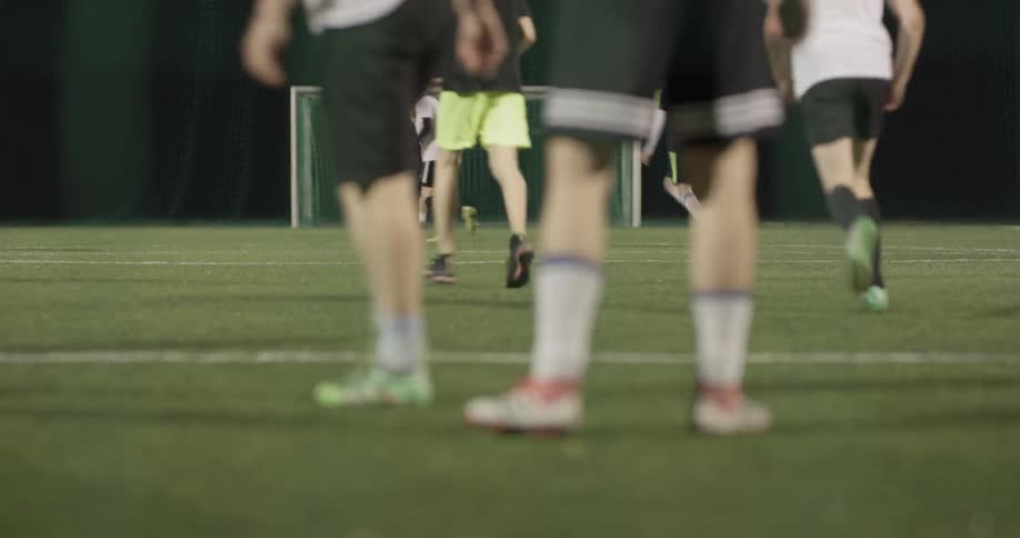 Soccer Game At Night