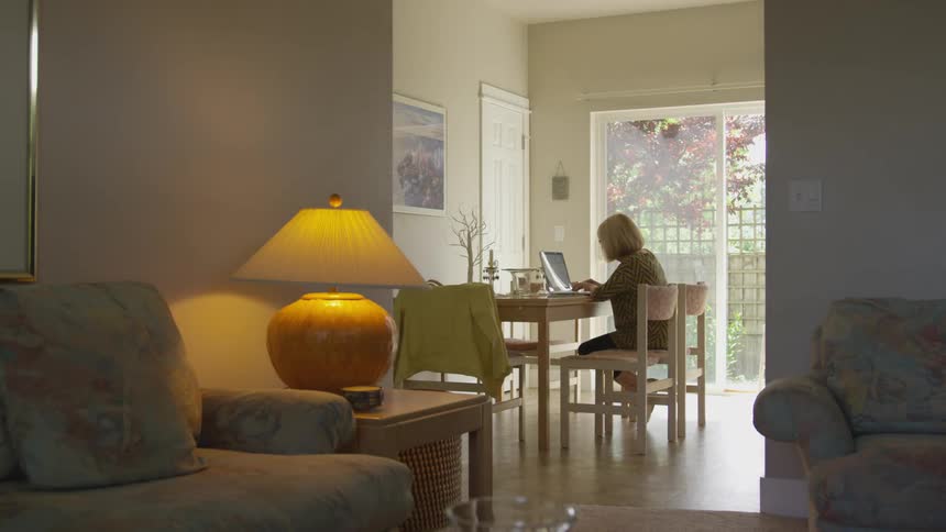 Elderly Woman At Home