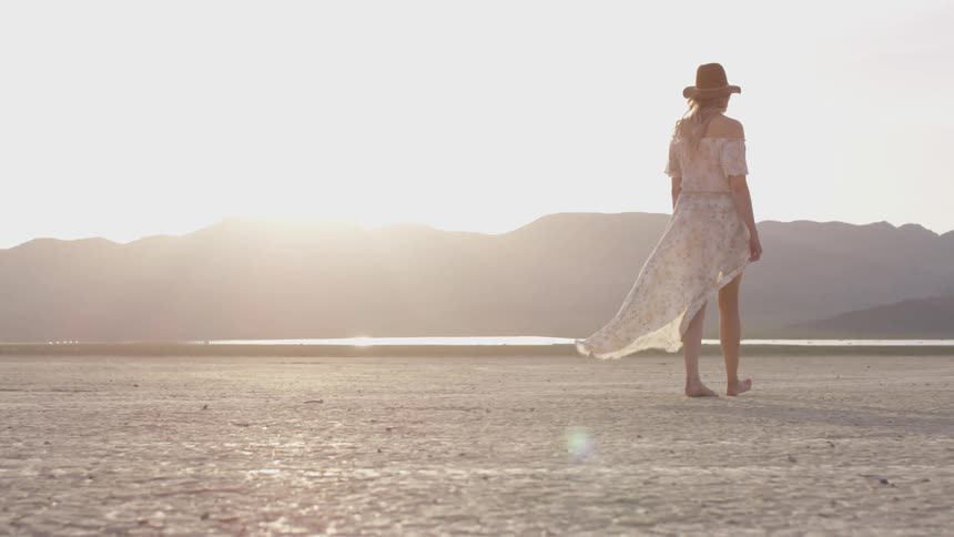 Film Shoot Of Women In Desert