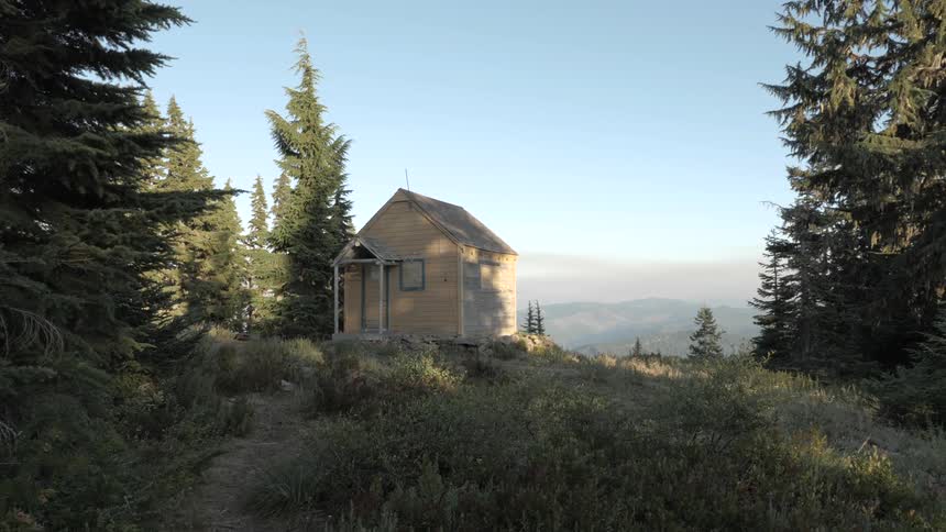 Isolated Cabin In Nature