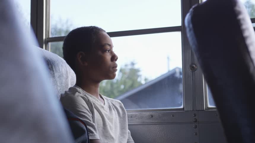 Kids On School Bus
