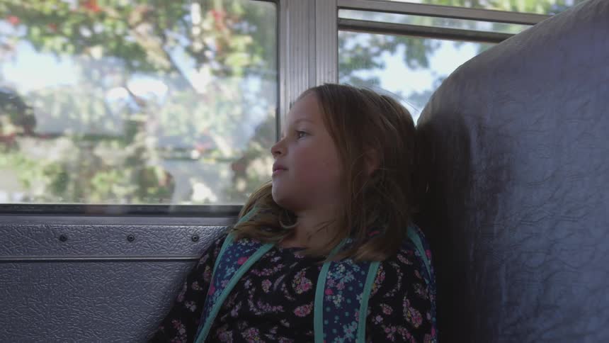 Kids On School Bus