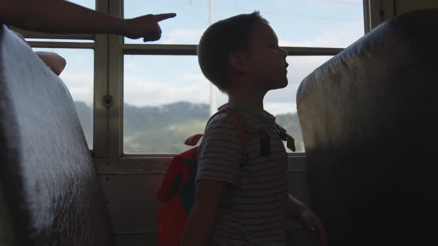 Kids On School Bus
