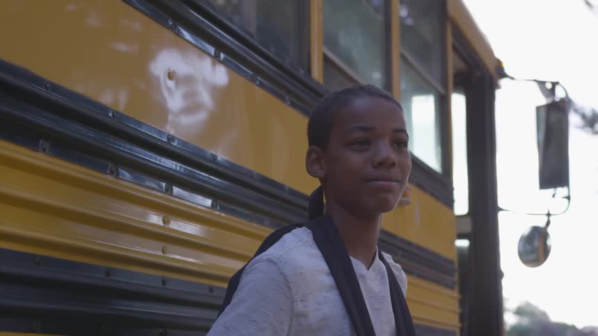 Kids On School Bus
