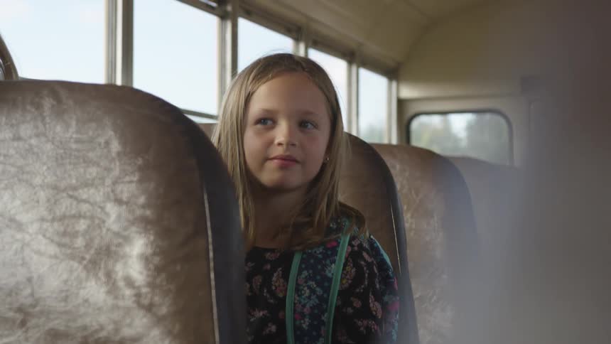 Kids On School Bus