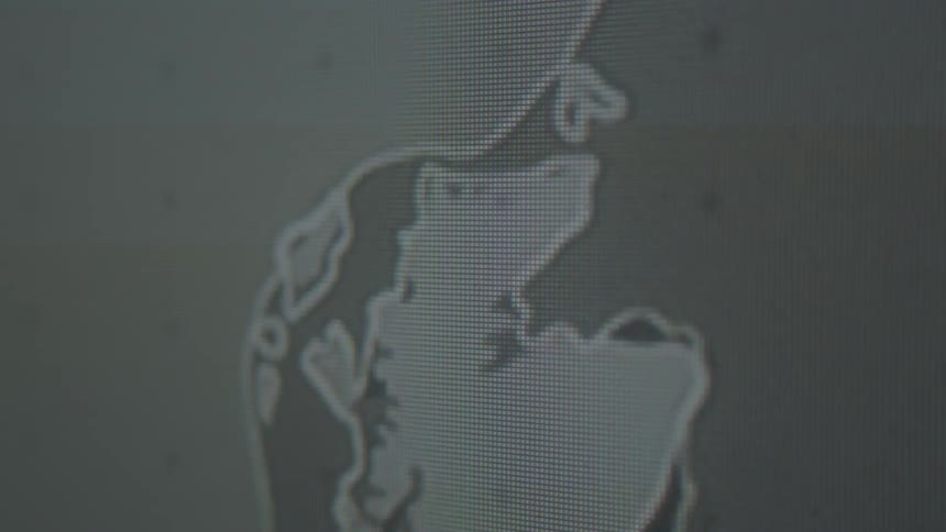 animation of lines on computer screen