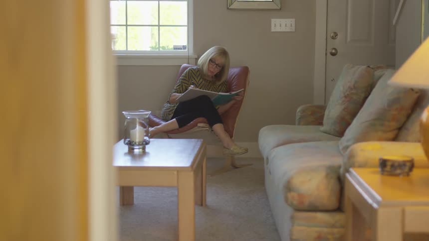 Elderly Woman At Home
