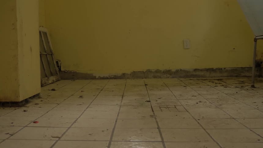 Creepy Girl In Abandoned House