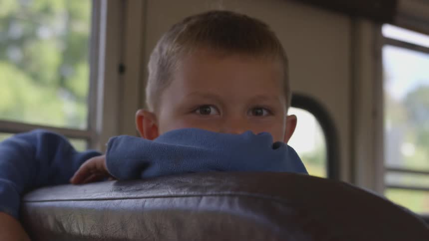 Kids On School Bus