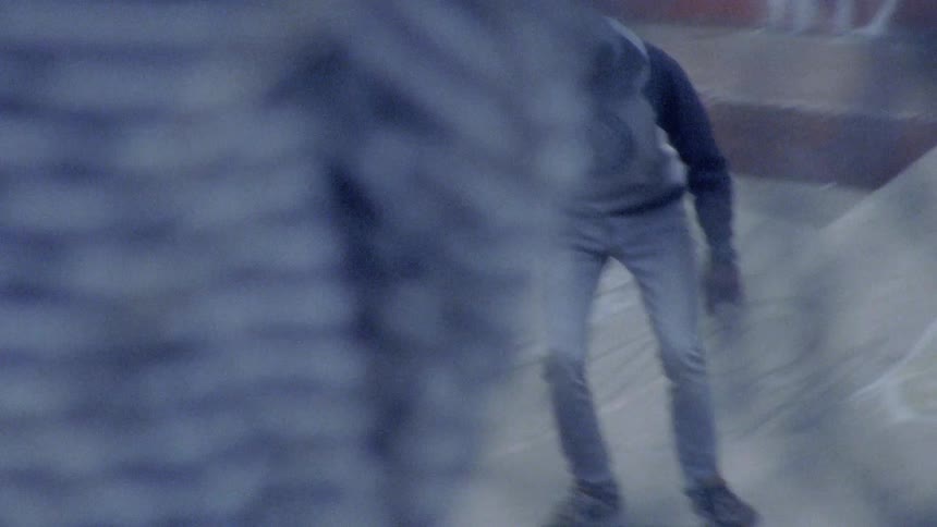 A person riding a skateboard