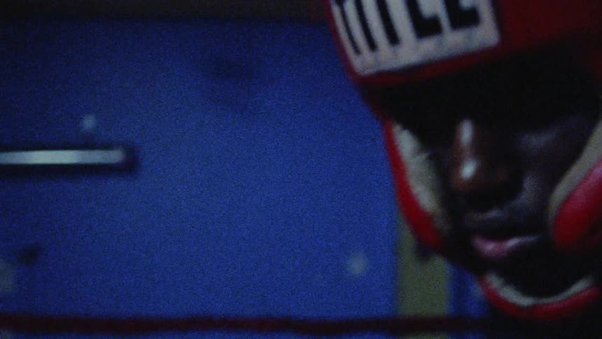 Young Boxer Training And Fighting