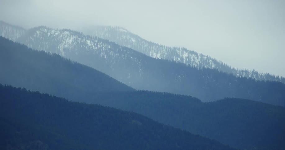 Man Traveling In Montana