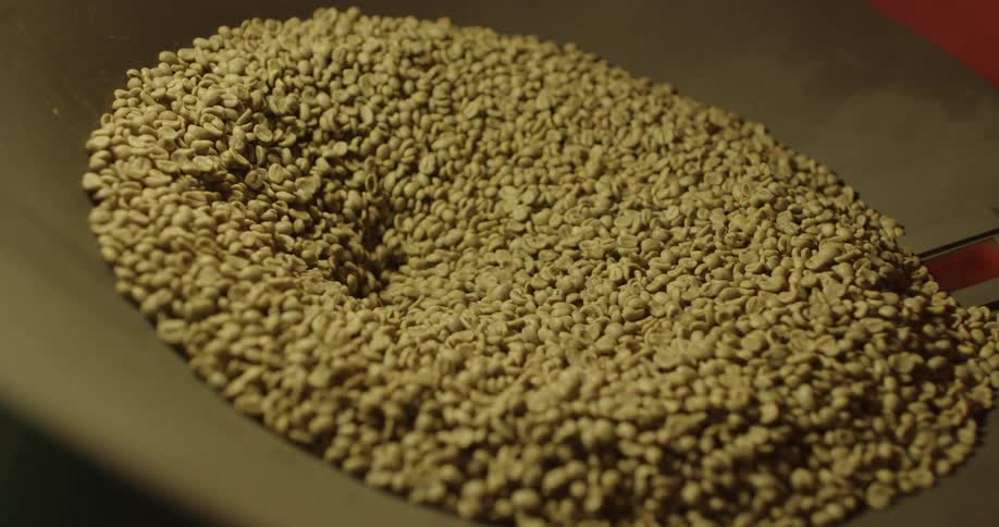 Man Roasting Coffee