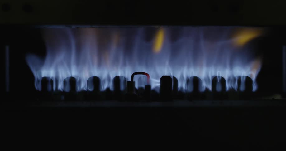 Fire from gas stove at micro-level