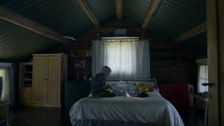 Family And Friends In Dark House