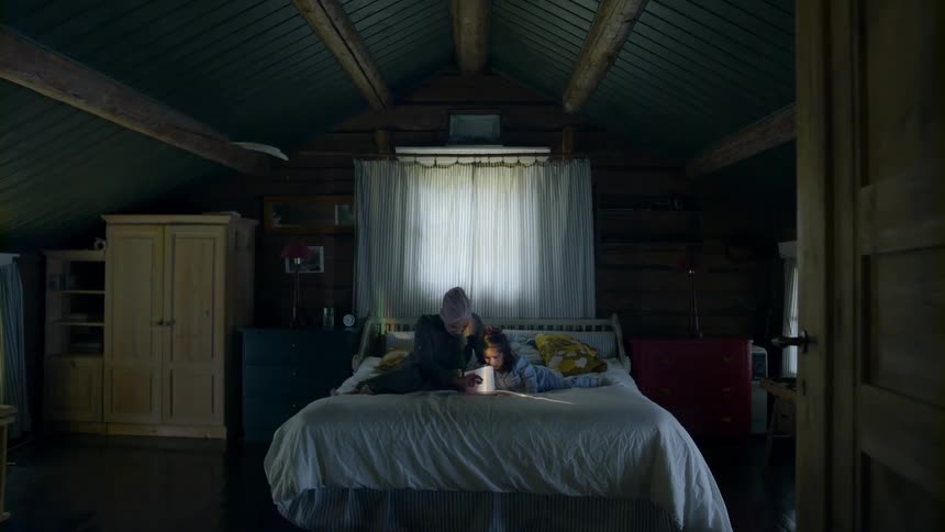 Family And Friends In Dark House