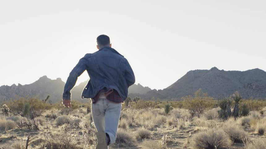 Man In Desert