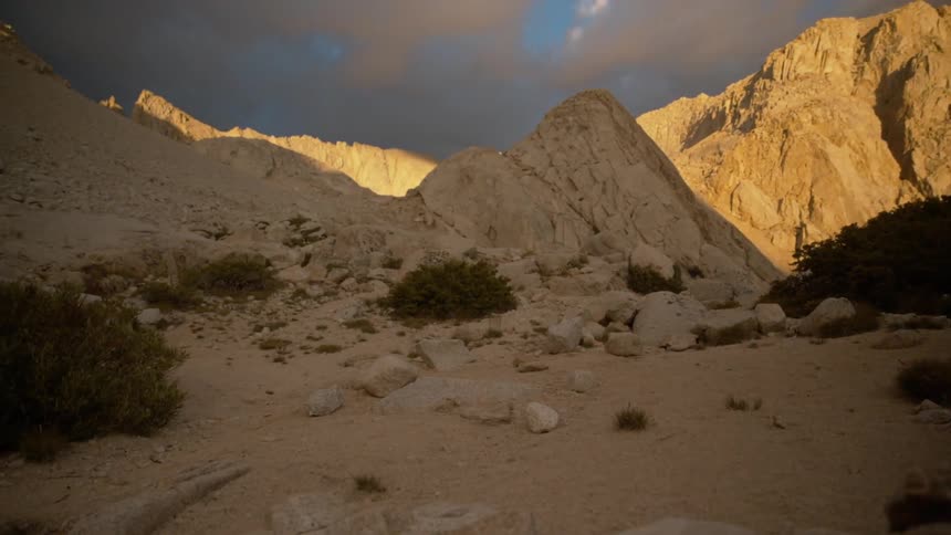 A scenery at desert