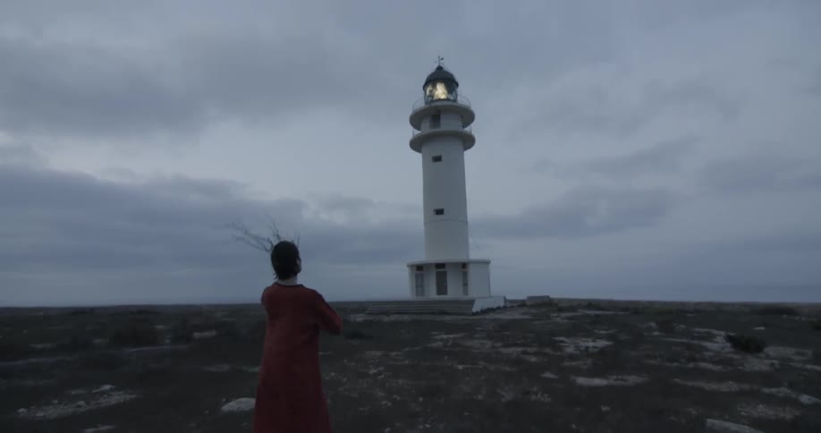 Woman At Lighthouse